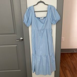 ASTR blue dress
